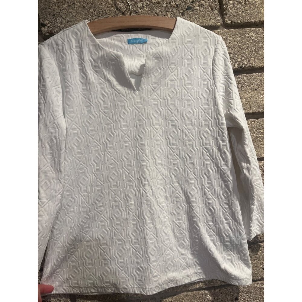 J.McLaughlin textured top Sz M
